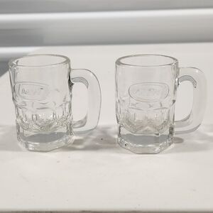 Vintage A&W Mini Rootbeer Mugs - Set of 2
